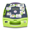 Defibrillator ZOLL AED Plus, inkl. Wandschrank, Zubehör