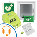 Defibrillator ZOLL AED Plus, inkl. Wandschrank, Zubehör