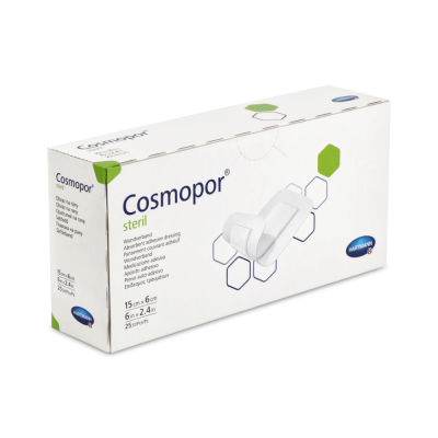 Cosmopor steril Wundverband | 15 x 6 cm | 25 Stück