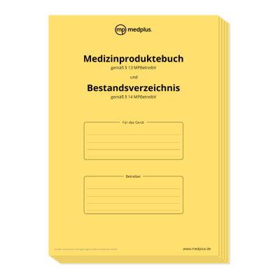 Medizinproduktebuch für Defibrillatoren