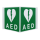 Philips Heartstart HS1 AED, halbautomatisch, Starter-Set