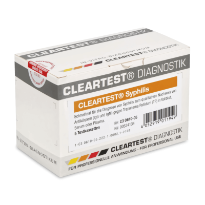 Cleartest Syphilis Testkassetten