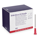 BD Blunt Sicherheits-Aufziehkanülen 18G, 100 Stück