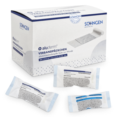 aluderm Verbandpäckchen, 25 Stück