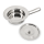 Edlich & Habel Steckbecken mit Deckel, Edelstahl, 31 cm