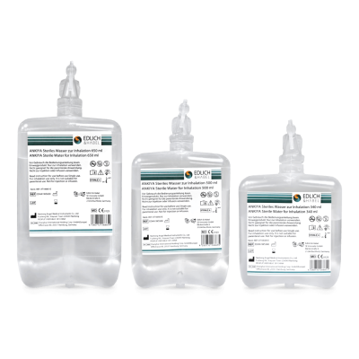 20 x Edlich & Habel Sterilwasser mit Adapter