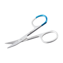 25 x Nagelschere, gebogen, rostfrei, 9 cm, steril