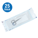 25 x Nagelschere, gebogen, rostfrei, 9 cm, steril