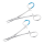 25 x Halsted-Mosquito Arterienklemme anatomisch, 12,5 cm, steril