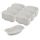 300 x Edlich & Habel Nierenschalen aus Pappe, grau