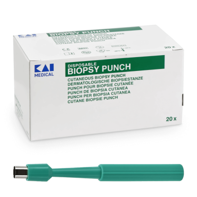Kai Hautstanzen Biopsy Punch Standard | 6,0 mm, 20 Stück
