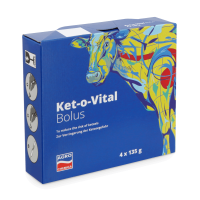 KET-O-VITAL Bolus Energie-Bolus bei Ketose, 4 x 135 g
