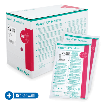 Vasco OP-Handschuhe Sensitiv PF, Naturlatex, steril