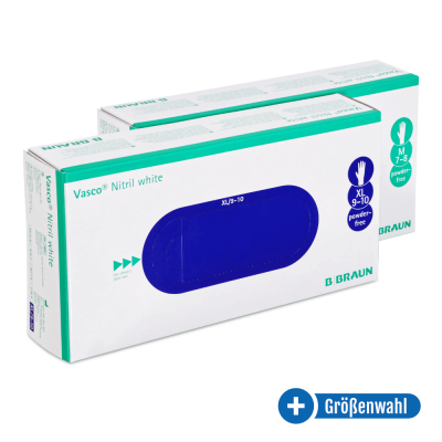 B. Braun Vasco Nitril white Untersuchungshandschuhe