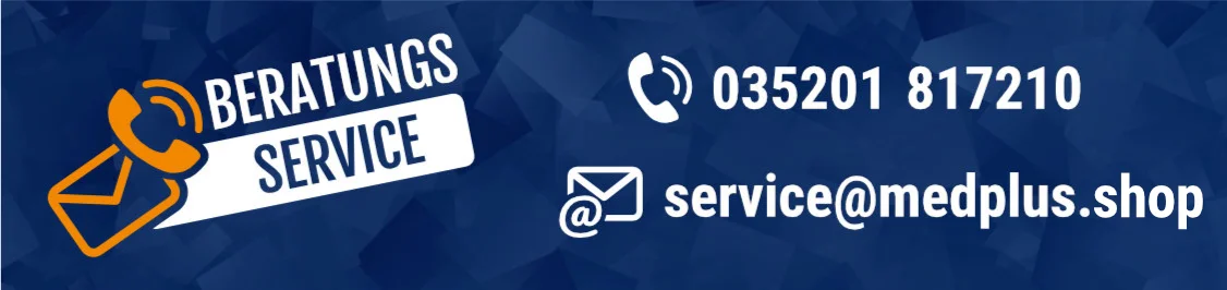 Beratungsservice | Telefon: 035201 / 817-210 | service@medplus.shop