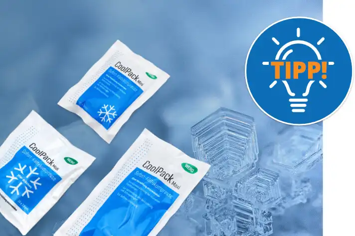 drei Coolpacks, Eiskristalle + Icon TIPP!