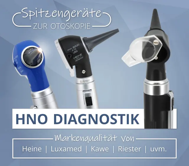 Spitzengeräte zur Otoskopie HNO Diagnostik Markenqualität